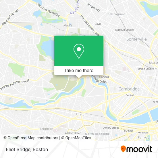 Eliot Bridge map