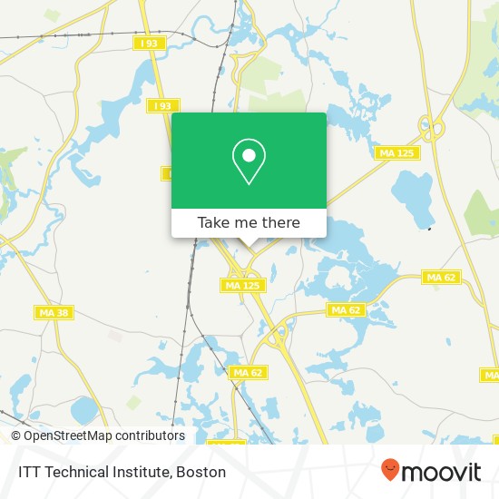 Mapa de ITT Technical Institute, 200 Ballardvale St