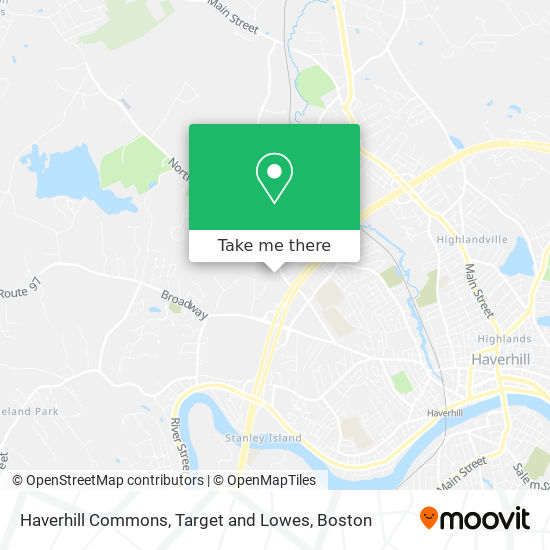 Mapa de Haverhill Commons, Target and Lowes