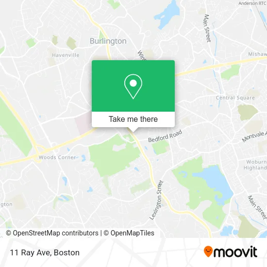 11 Ray Ave map