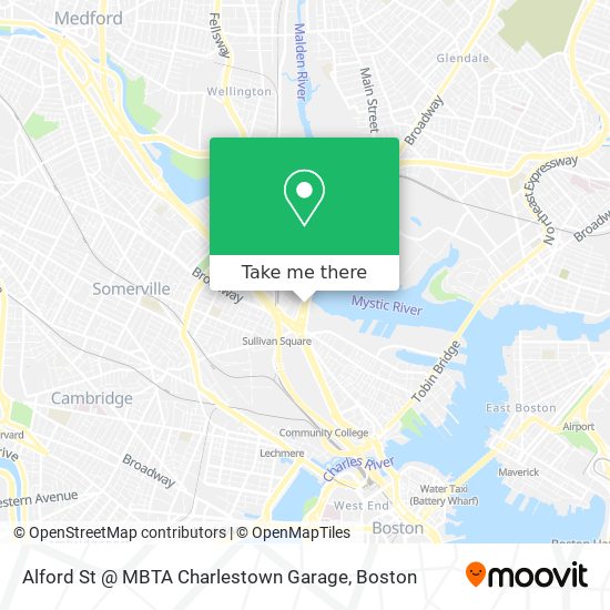 Alford St @ MBTA Charlestown Garage map