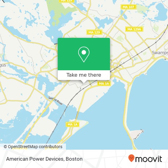 American Power Devices, 69 Bennett St map