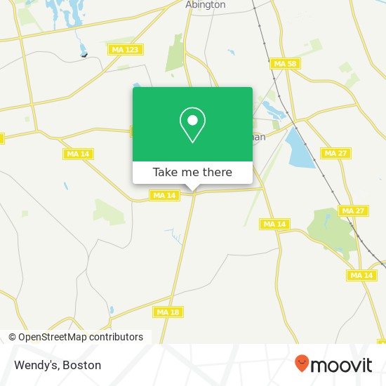 Mapa de Wendy's, 362 Bedford St
