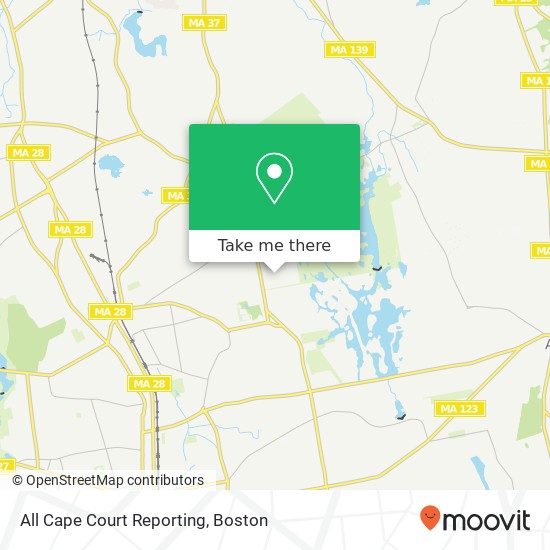 Mapa de All Cape Court Reporting, 317 Hampton Way