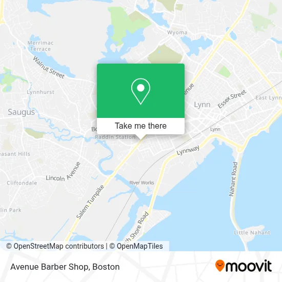 Avenue Barber Shop map