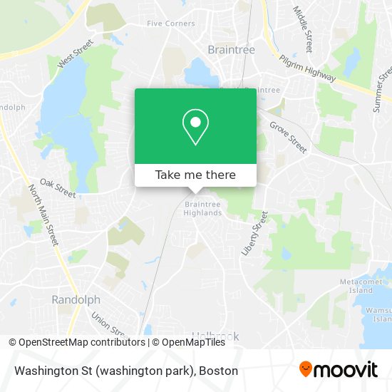 Mapa de Washington St (washington park)