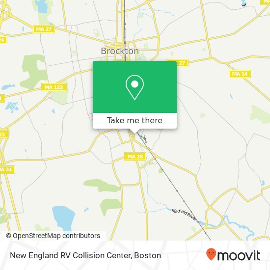 Mapa de New England RV Collision Center, 21 Terminal Pl