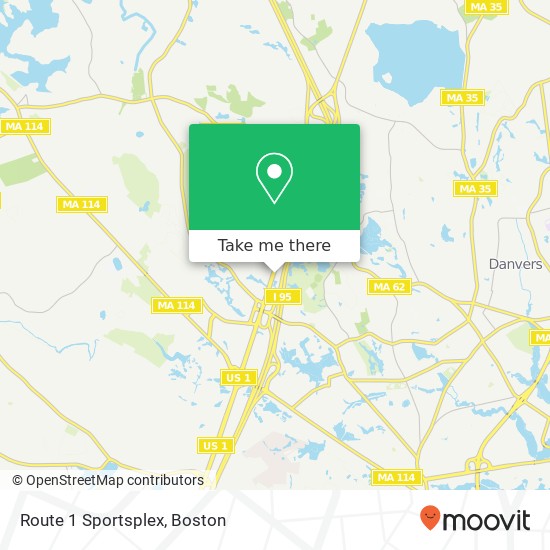 Mapa de Route 1 Sportsplex, 199 Newbury St