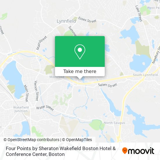 Mapa de Four Points by Sheraton Wakefield Boston Hotel & Conference Center