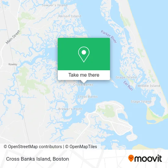 Cross Banks Island map