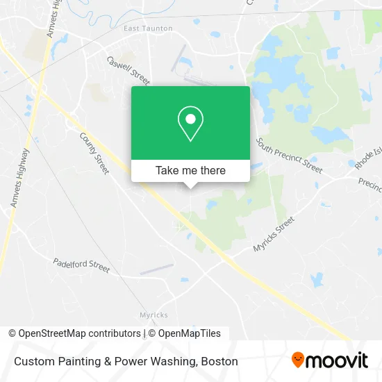 Custom Painting & Power Washing map