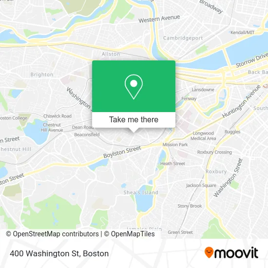 400 Washington St map