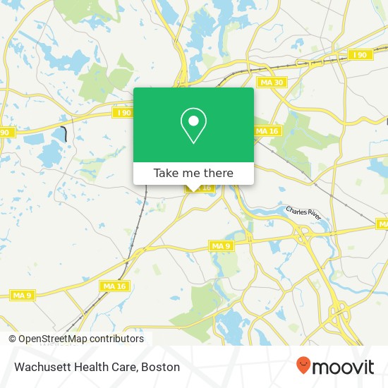 Mapa de Wachusett Health Care, 36 Washington St