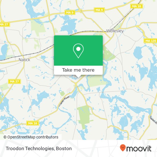 Mapa de Troodon Technologies, 21 Eliot St