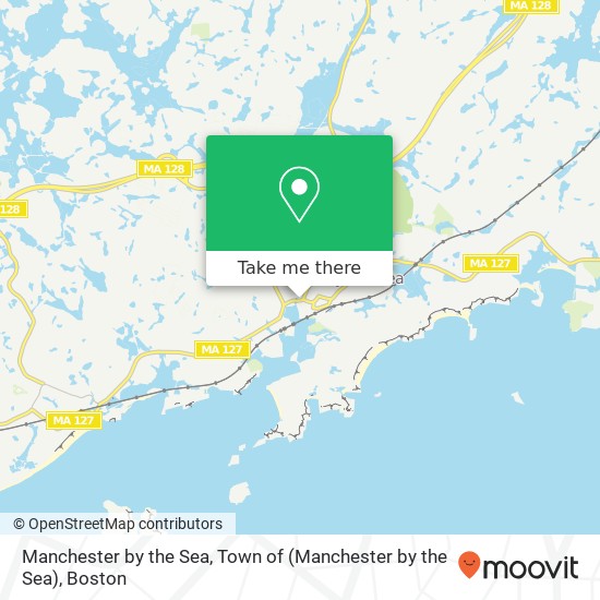 Manchester by the Sea, Town of map