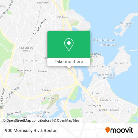 Mapa de 900 Morrissey Blvd