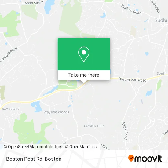 Boston Post Rd, Sudbury, MA 01776 map