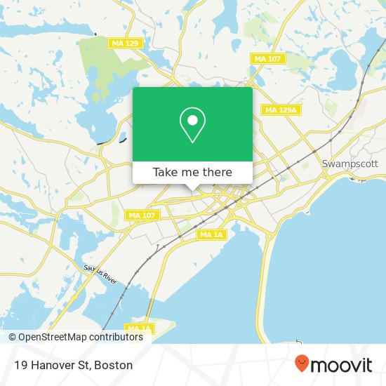 19 Hanover St, Lynn, <B>MA< / B> 01902 map