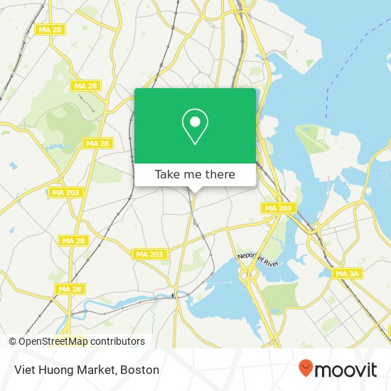 Viet Huong Market, 1826 Dorchester Ave map