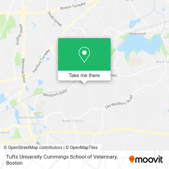 Tufts University Cummings School of Veterinary map