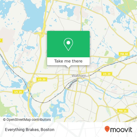 Mapa de Everything Brakes, 80 Bacon St