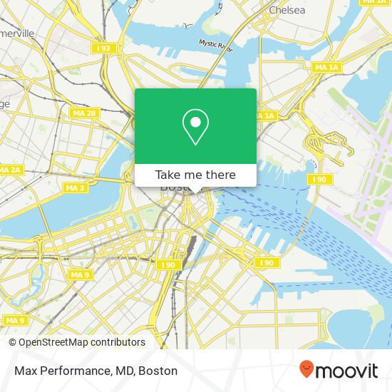 Mapa de Max Performance, MD, 15 Broad St