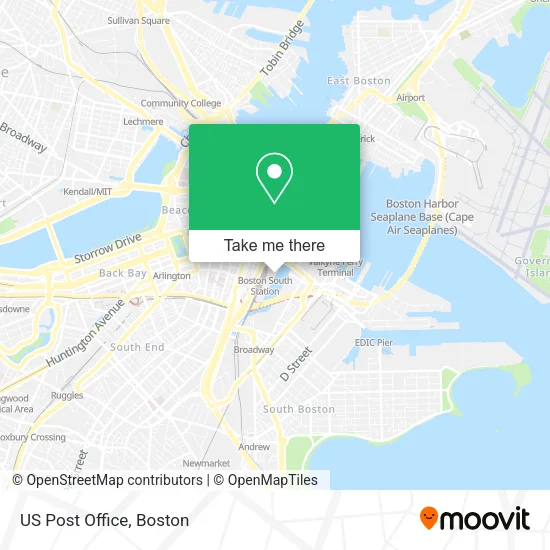 US Post Office map