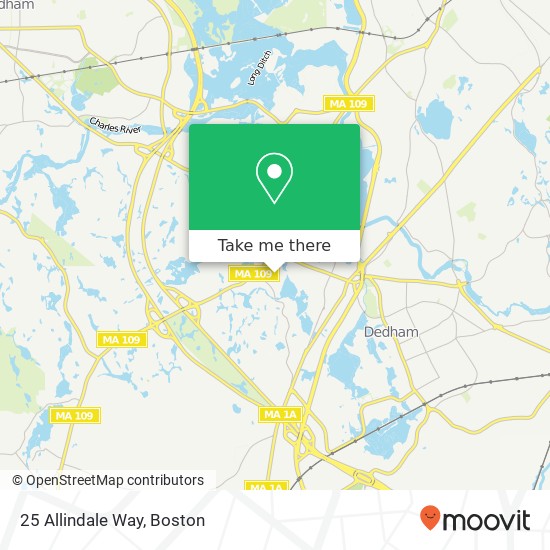 25 Allindale Way, Dedham, MA 02026 map