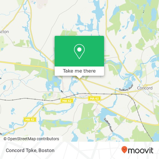 Mapa de Concord Tpke, Concord, MA 01742