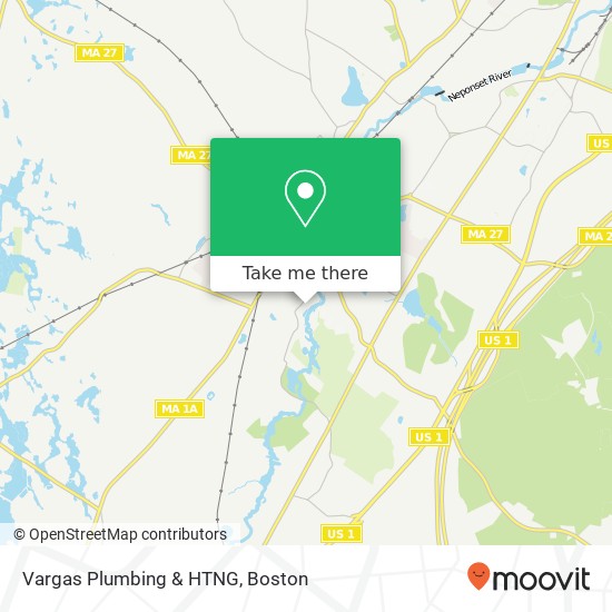 Mapa de Vargas Plumbing & HTNG, 140 South St