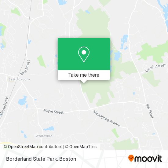 Borderland State Park, 259 Massapoag Ave map