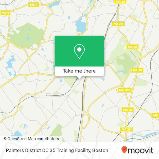 Mapa de Painters District DC 35 Training Facility, 25 Colgate Rd