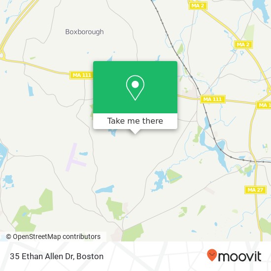 Mapa de 35 Ethan Allen Dr, Acton (WEST ACTON), MA 01720