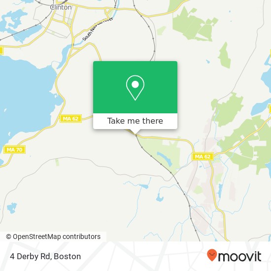 Mapa de 4 Derby Rd, Berlin, MA 01503