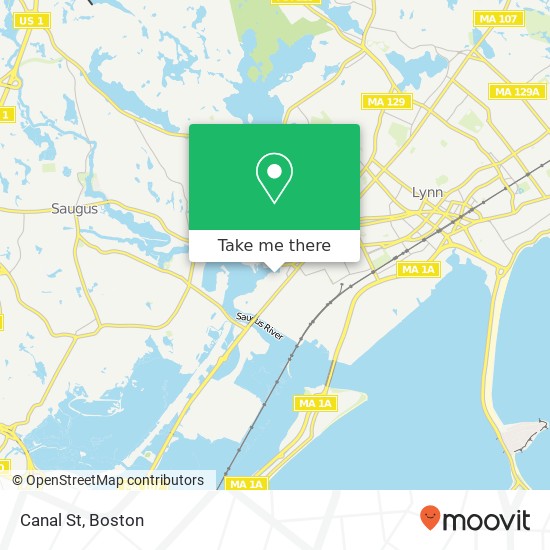 Canal St, Lynn, MA 01905 map