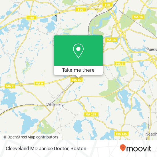 Cleeveland MD Janice Doctor, 386 Washington St map