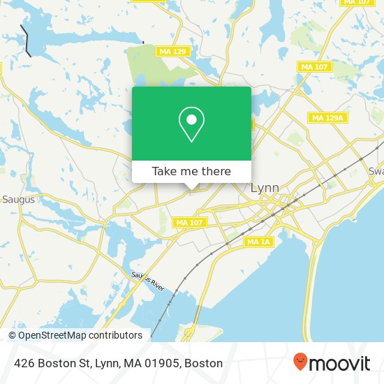 426 Boston St, Lynn, MA 01905 map