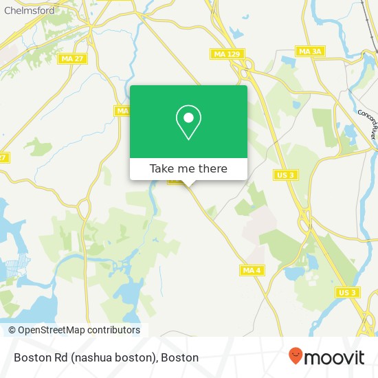 Boston Rd (nashua boston), North Billerica, MA 01862 map