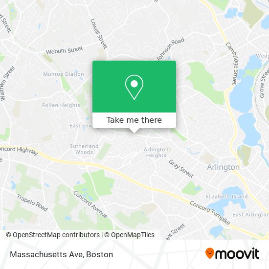 Massachusetts Ave map