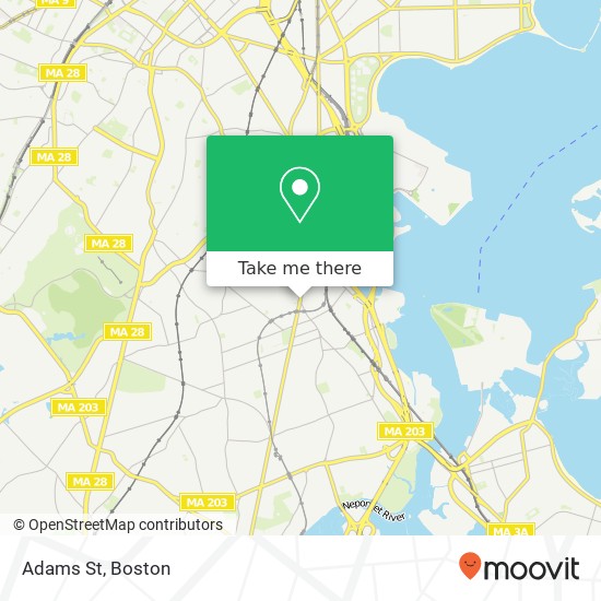 Adams St, Dorchester, MA 02122 map