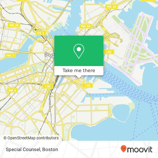 Mapa de Special Counsel, 155 Seaport Blvd