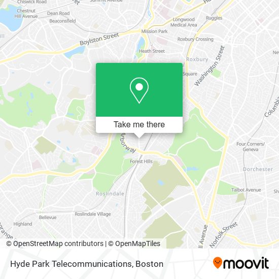 Hyde Park Telecommunications map