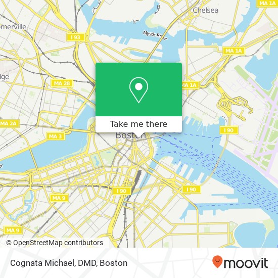Cognata Michael, DMD, 21 Merchants Row map