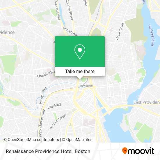 Mapa de Renaissance Providence Hotel