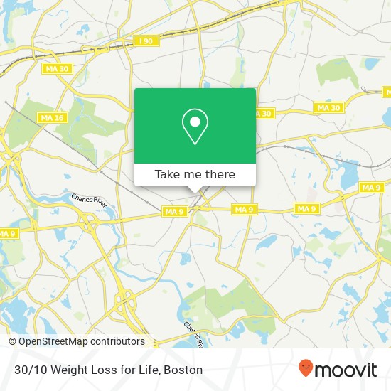 Mapa de 30 / 10 Weight Loss for Life, 43 Lincoln St