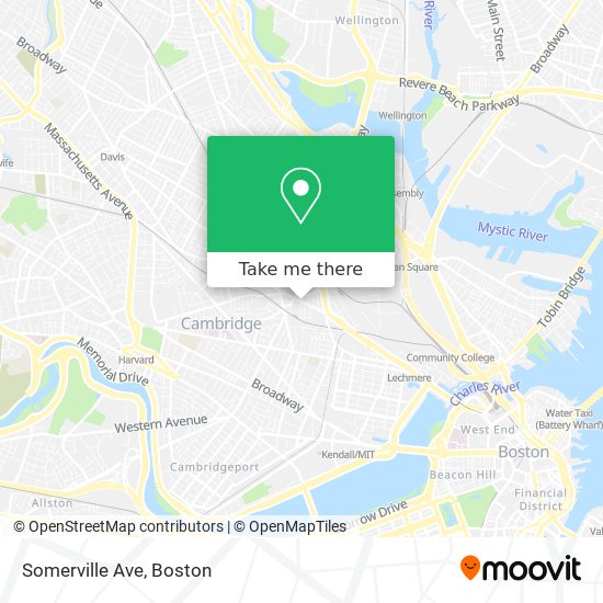 Mapa de Somerville Ave