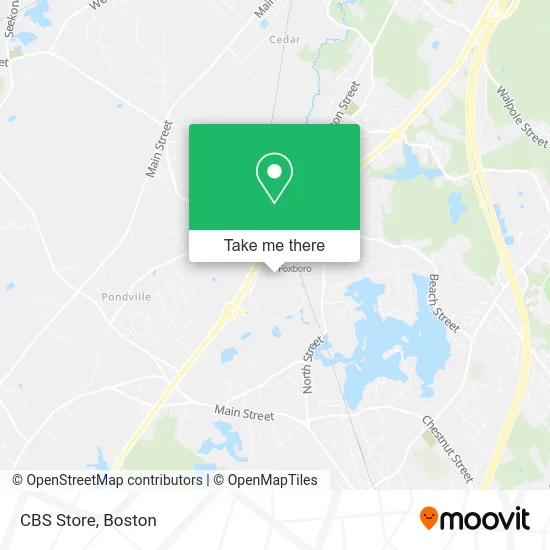 CBS Store map