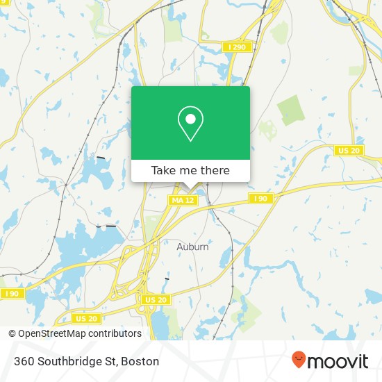 360 Southbridge St, Auburn, MA 01501 map