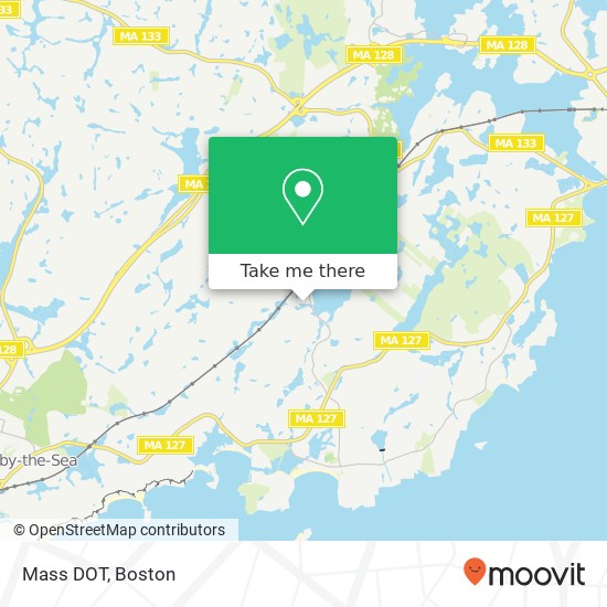 Mass DOT, 8 Kondelin Rd map