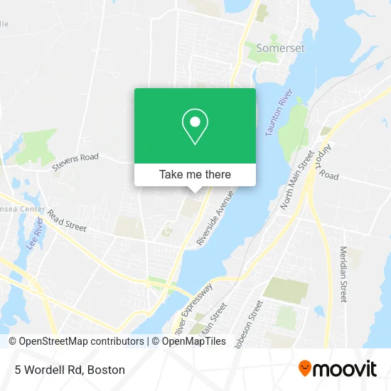Mapa de 5 Wordell Rd